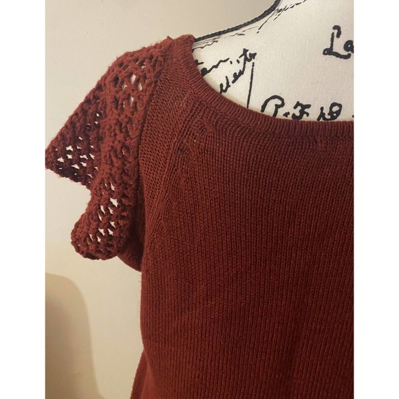 Women’s Hannah Sleeveless Boat Neck Maroon Sweater - Picture 6 of 9